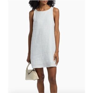 Reformation Jessi Striped Linen Mini Dress Size 8